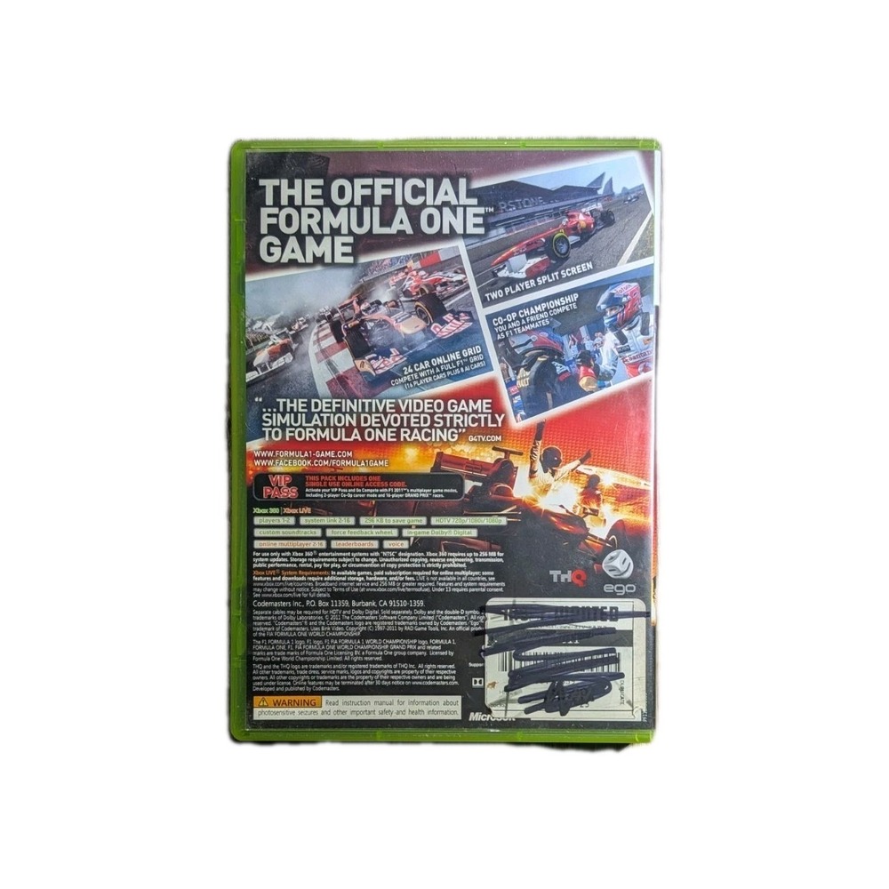 F1™ 2011 (Xbox 360) [Complete & Tested] Formula One Racing Game - Picture 3 of 3